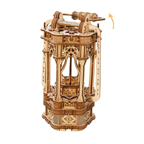 Music Park 3D Puzzle Erwachsene Laterne Leuchtendes LED Holzbausatz 3D Puzzle modellbausatz Erwachsene Weihnachts- Geburtstag Geschenke Hobbies für Frauen von Music Park