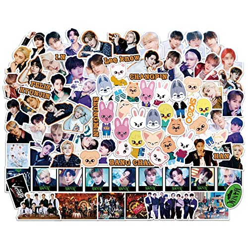 91 Stück Stray Kids Skzoo Aufkleber Stray Kids Sticker Stray Kids Neues Album Sticker Set Mini Fotoaufkleber Lomo Set Geschenk für Fans Laptop Weihnachten (Skzoo) von Musolaree