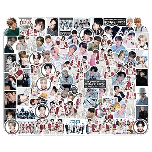 93 Stück Stray Kids Social Path Sticker Stray Kids Sticker Stray Kids Neues Album Sticker Set Mini Photo Sticker Lomo Set Geschenk für Fans Laptop Weihnachten (Social Path) von Musolaree