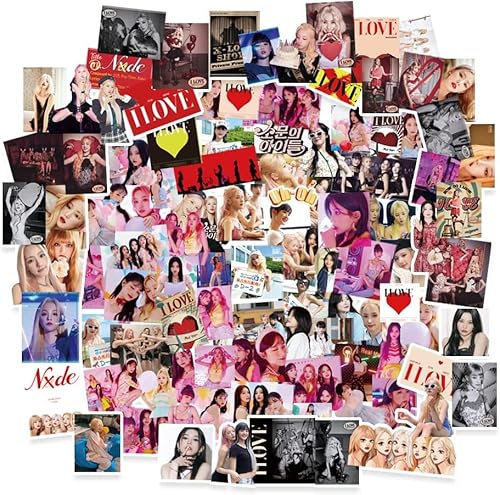 Kpop (G) I-DLE Sticker 105 Stück (G) I-DLE Aufkleber (G) I-DLE I Love Album Sticker Pack (G) I-DLE Merch Poster Sticker (G) I-DLE Sticker Set für Fans Geschenk von Musolaree