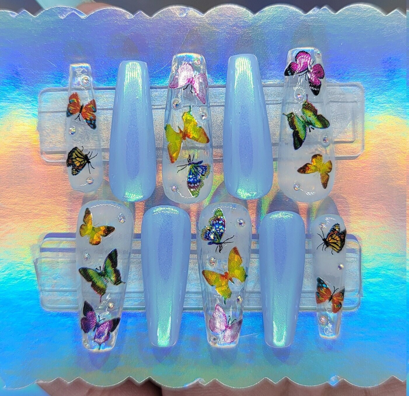 Schmetterlingsnägel Aus Glas Schmetterlingsnägel Aus Glas von MustHaveNailz