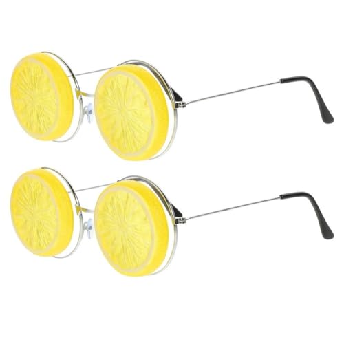 2 Stück Lustige Zitronen-Sonnenbrillen, Hawaii-Brillen, Luau-Party-Sonnenbrillen, Tropische Sonnenbrillen, Neuartige Strand-Party-Brillen Für Sommer-Party-zubehör 2 Stück Lustige Zitronen-Sonnenbrillen, Hawaii-Brillen, Luau-Party-Sonnenbrillen, Tropische Sonnenbrillen, Neuartige Strand-Party-Brillen Für Sommer-Party-zubehör von Muteitt