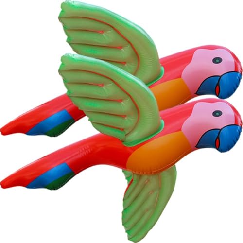 Muteitt 2 Stück Aufblasbare Papageien-Dekorationen, Aufblasbare Tiere, Aufblasbare Fliegende Papageien-Dekorationen Für Geburtstag, Tropische Party, Luau-Dekoration, Pool-Requisite Muteitt 2 Stück Aufblasbare Papageien-Dekorationen, Aufblasbare Tiere, Aufblasbare Fliegende Papageien-Dekorationen Für Geburtstag, Tropische Party, Luau-Dekoration, Pool-Requisite von Muteitt