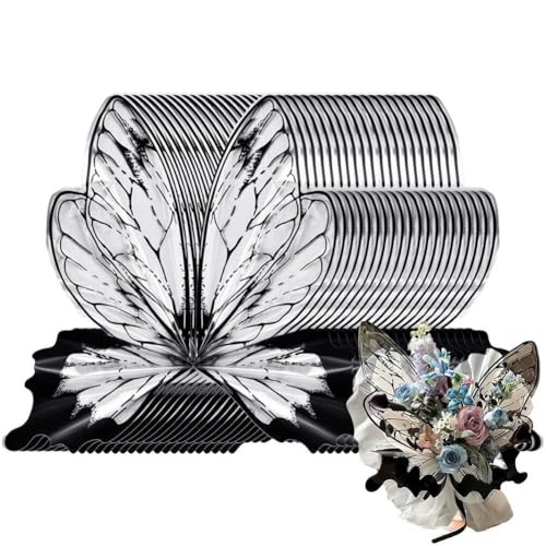 Muteitt 40 Stück Schmetterlings-Blumen-Geschenkpapier, Koreanischer Stil, Wasserdicht, Halbtransparent, Blumen-Geschenkpapier, Blumenstrauß-zubehör Muteitt 40 Stück Schmetterlings-Blumen-Geschenkpapier, Koreanischer Stil, Wasserdicht, Halbtransparent, Blumen-Geschenkpapier, Blumenstrauß-zubehör von Muteitt
