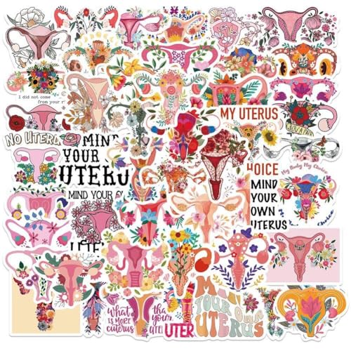 Muteitt Feministische Aufkleber, 50 Stück, Wasserfest, UV-beständig, Rosa, PVC, Aktivismus, Sticker Muteitt Feministische Aufkleber, 50 Stück, Wasserfest, UV-beständig, Rosa, PVC, Aktivismus, Sticker von Muteitt