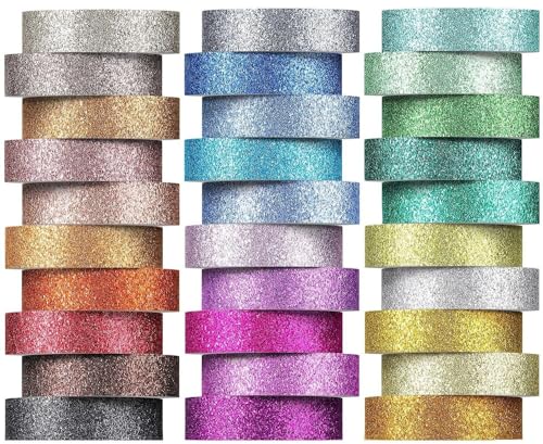 Muteitt 90 Rollen Glitzer-washi-Tape-Set, Buntes DIY-papierband, Scrapbooking, Album, Klebeband, Tagebuch, Schreibwaren Muteitt 90 Rollen Glitzer-washi-Tape-Set, Buntes DIY-papierband, Scrapbooking, Album, Klebeband, Tagebuch, Schreibwaren von Muteitt