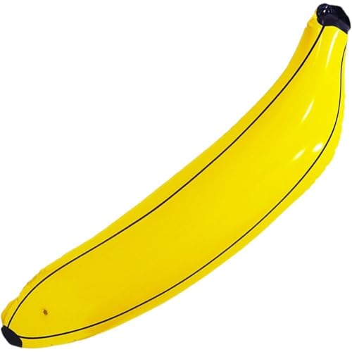 Muteitt Aufblasbare Banane, Gelb, Zum Aufblasen, Bananenballon, Spielspielzeug Für Den Tropischen Sommer, Hawaii, Schwimmbad, Junggesellinnenabschied Muteitt Aufblasbare Banane, Gelb, Zum Aufblasen, Bananenballon, Spielspielzeug Für Den Tropischen Sommer, Hawaii, Schwimmbad, Junggesellinnenabschied von Muteitt
