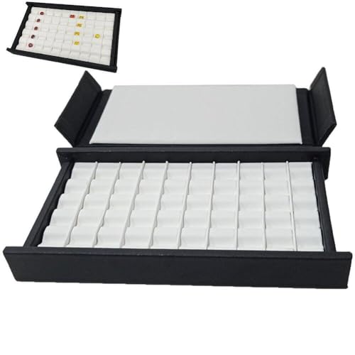 Muteitt Pu-Leder-schmuckschatulle, Schmuckverpackung, Tablett, Organizer, Schmuck-vitrine, Behälter, Geschenkbox, Vitrine Muteitt Pu-Leder-schmuckschatulle, Schmuckverpackung, Tablett, Organizer, Schmuck-vitrine, Behälter, Geschenkbox, Vitrine von Muteitt