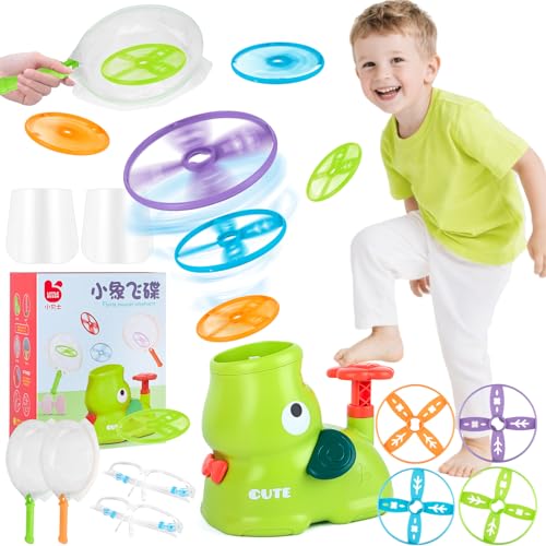 Outdoor Spiele für Kinder Outdoor Spielzeug ab 3 4 5 6 7 8 Jahre Junge Mädchen, Fliegende Untertassen Launcher Spiel-Zeug, Propeller Spielzeug Kinder ab 3-10 Jahre, Geschenke für Kind-er Outdoor Spiele für Kinder Outdoor Spielzeug ab 3 4 5 6 7 8 Jahre Junge Mädchen, Fliegende Untertassen Launcher Spiel-Zeug, Propeller Spielzeug Kinder ab 3-10 Jahre, Geschenke für Kind-er von Muyohix