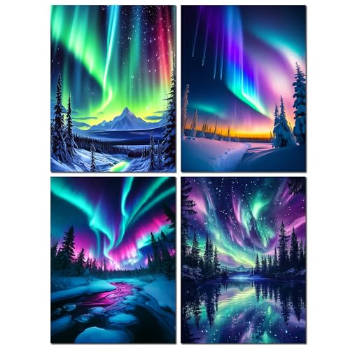 Muzagroo Art 5D-Diamant-Malerei-Set für Erwachsene, Aurora-Diamant-Kunst-Sets für Anfänger, DIY-Landschafts-Diamant-Punkt-Kits, Edelsteinkunst und Handwerk für Wohnzimmer, Edelsteinmalerei, Muzagroo Art 5D-Diamant-Malerei-Set für Erwachsene, Aurora-Diamant-Kunst-Sets für Anfänger, DIY-Landschafts-Diamant-Punkt-Kits, Edelsteinkunst und Handwerk für Wohnzimmer, Edelsteinmalerei, von Muzagroo Art
