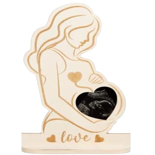 Baby Ultrasonic Picture Frame,Wooden Photo Frame Pregnant Woman,Souvenirdekorationen für die Baby-party für werdende Mütter Baby Ultrasonic Picture Frame,Wooden Photo Frame Pregnant Woman,Souvenirdekorationen für die Baby-party für werdende Mütter von Muzboo