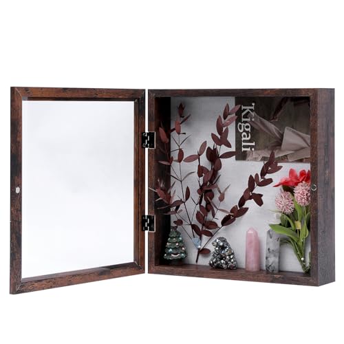 Muzilife Holz 3D Bilderrahmen zum Befüllen mit Öffnung 28x35cm, Dunkelbraun Objektrahmen mit Stecknadeln und Dübel für DIY Display Shadow Box, Geschenk für Familie Freunde Büro, Dunkelbraun Muzilife Holz 3D Bilderrahmen zum Befüllen mit Öffnung 28x35cm, Dunkelbraun Objektrahmen mit Stecknadeln und Dübel für DIY Display Shadow Box, Geschenk für Familie Freunde Büro, Dunkelbraun von Muzilife