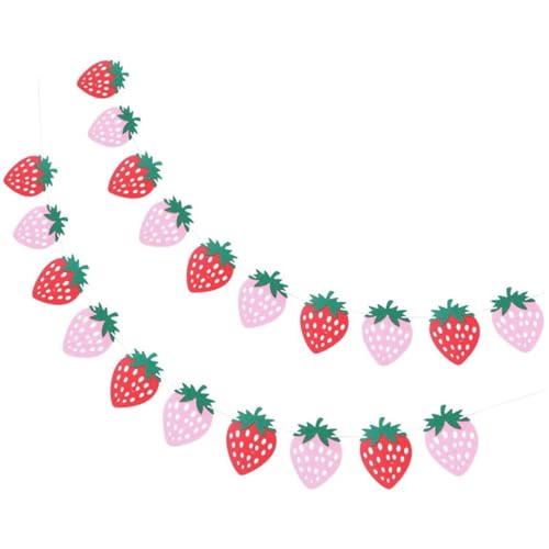 Muzrunq Erdbeergirlande, 2pcs Hängende Erdbeerbanner mit 79 -Zoll Muzrunq Erdbeergirlande, 2pcs Hängende Erdbeerbanner mit 79 -Zoll von Muzrunq