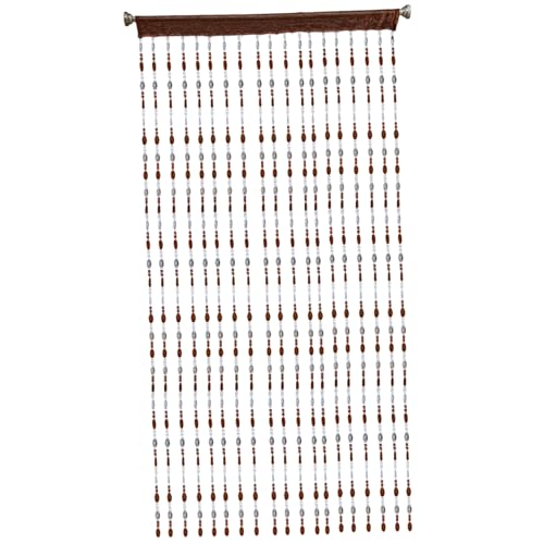 Muzrunq Perlen-Türvorhang, 99, 9 x 200, 9 cm, eleganter Perlen-Türvorhang mit Quastenlinie, Fliegengitter für Heimdekoration, Türen, Raumteiler und Partydekorationen Muzrunq Perlen-Türvorhang, 99, 9 x 200, 9 cm, eleganter Perlen-Türvorhang mit Quastenlinie, Fliegengitter für Heimdekoration, Türen, Raumteiler und Partydekorationen von Muzrunq