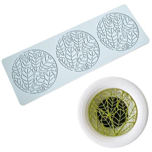 Muzrunq Tuile Formen 3 Fachblattmuster Fondant Formen Silikonspitzerformen für Kuchen Dekorieren DIY Easy Freisetz Muzrunq Tuile Formen 3 Fachblattmuster Fondant Formen Silikonspitzerformen für Kuchen Dekorieren DIY Easy Freisetz von Muzrunq