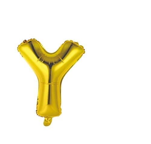 Mv tech Helium-Ballon, 41 cm, Gold, Buchstabe Y, Siehe Foto, Come von Mv tech
