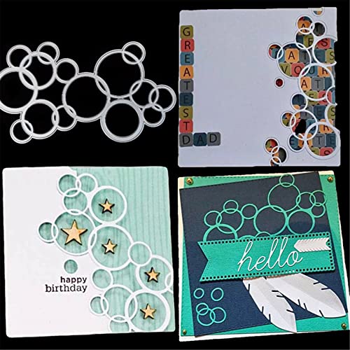 Mvchifay Stanzformen für Kartenherstellung, Metall, Stanzformen, Scrapbooking, Werkzeug, Hohlrahmen, DIY, Handwerk, Stanzschablone, Prägung für Papieralbum, Dekoration (7 runde Kreise, 13,2 x 7,1 cm) Mvchifay Stanzformen für Kartenherstellung, Metall, Stanzformen, Scrapbooking, Werkzeug, Hohlrahmen, DIY, Handwerk, Stanzschablone, Prägung für Papieralbum, Dekoration (7 runde Kreise, 13,2 x 7,1 cm) von Mvchifay