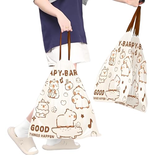Reißfester Kordelzug-Müllsack, auslaufsichere Küchentaschen, Geruchskontrolle, reißfest, durchstichfest, 45 x 45 cm, für Camping, Haushalt, Auto Reißfester Kordelzug-Müllsack, auslaufsichere Küchentaschen, Geruchskontrolle, reißfest, durchstichfest, 45 x 45 cm, für Camping, Haushalt, Auto von Mwkbbn