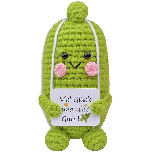 Mwmoeen Lustige Positive Gurken Pocket Hug, Kreative Positive Kartoffel Puppe Geschenke Beste Freundin Geschenke für Freundin Kleine Geschenke für Frauen(A38) von Mwmoeen