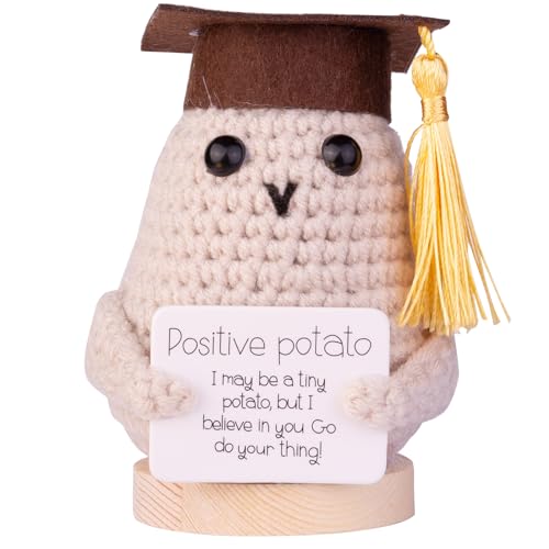 Mwmoeen Lustige Positive Potato Pocket Hug, Kreative Positive Kartoffel Puppe Geschenke Beste Freundin Geschenke für Freundin Kleine Geschenke für Frauen(A11) von Mwmoeen