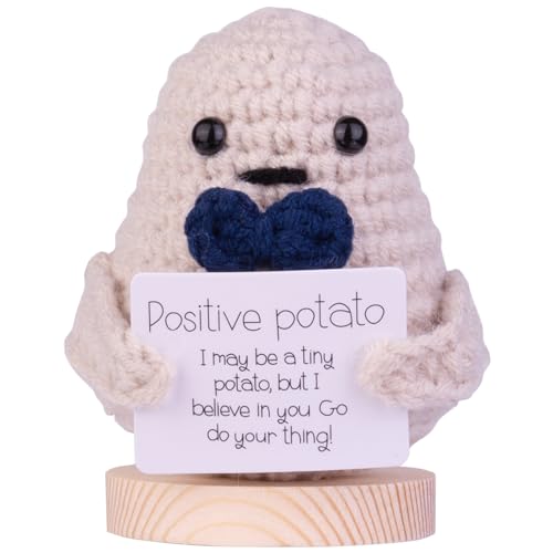 Mwmoeen Lustige Positive Potato Pocket Hug, Kreative Positive Kartoffel Puppe Geschenke Beste Freundin Geschenke für Freundin Kleine Geschenke für Frauen(A13) von Mwmoeen