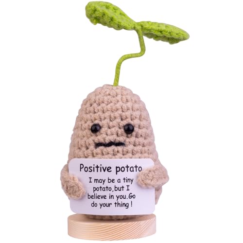 Mwmoeen Lustige Positive Potato Pocket Hug, Kreative Positive Kartoffel Puppe Geschenke Beste Freundin Geschenke für Freundin Kleine Geschenke für Frauen(A17) von Mwmoeen