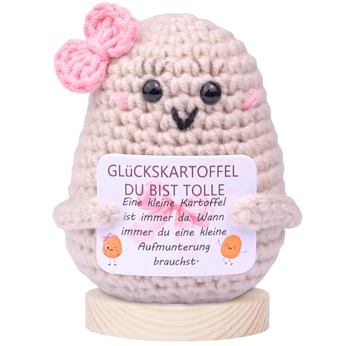 Mwmoeen Lustige Positive Potato Pocket Hug, Kreative Positive Kartoffel Puppe Geschenke Beste Freundin Geschenke für Freundin Kleine Geschenke für Frauen(A34) von Mwmoeen