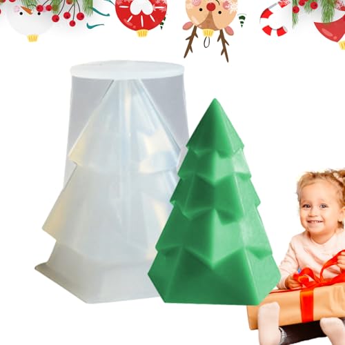 Mwqpgyh Christbaum Silikonform | Tannenbaumförmige Silikon Gießform | Dekoration Einfache Entformung Festliche Bastelwerkzeuge Für Wohnkultur Seife Epoxidharz Kerzen Mwqpgyh Christbaum Silikonform | Tannenbaumförmige Silikon Gießform | Dekoration Einfache Entformung Festliche Bastelwerkzeuge Für Wohnkultur Seife Epoxidharz Kerzen von Mwqpgyh