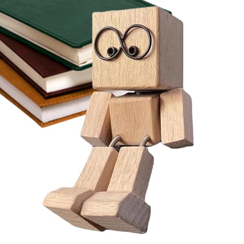 Mwqpgyh Holzfigur Dekoration | Wackelnder mit Beweglichen Füßen - Bewegliche Armaturenbrett Skulptur Schreibtischdekoration Für Reise Auto Studium Pendeln Schlafzimmer Mwqpgyh Holzfigur Dekoration | Wackelnder mit Beweglichen Füßen - Bewegliche Armaturenbrett Skulptur Schreibtischdekoration Für Reise Auto Studium Pendeln Schlafzimmer von Mwqpgyh