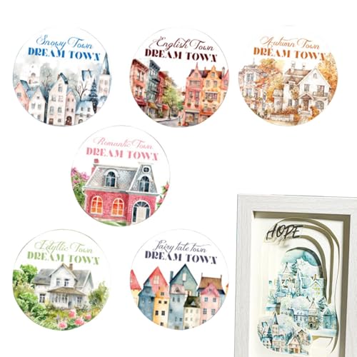 Mxshc Ästhetische Klebeband-Aufkleber, 6 Stück, dekorativ, wasserabweisend, selbstklebend, stilvolle Aufkleber – Dorfkunst und Handwerk, Klebeband, Scrapbooking, Tagebuch, Zubehör für mehr Kreativität Mxshc Ästhetische Klebeband-Aufkleber, 6 Stück, dekorativ, wasserabweisend, selbstklebend, stilvolle Aufkleber – Dorfkunst und Handwerk, Klebeband, Scrapbooking, Tagebuch, Zubehör für mehr Kreativität von Mxshc
