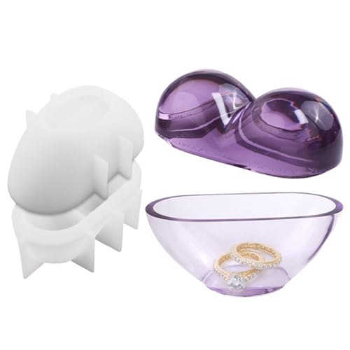Mxshc Aufbewahrungsbox Formen Für Epoxidharz | Herzförmige Aufbewahrungsbox Silikonform - Einfache Entformung Herz Gießform Organizer Form - Kerzenhalter Behälter Mxshc Aufbewahrungsbox Formen Für Epoxidharz | Herzförmige Aufbewahrungsbox Silikonform - Einfache Entformung Herz Gießform Organizer Form - Kerzenhalter Behälter von Mxshc