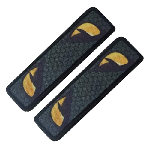 Mxshc Kleidungsflicken, Schlangenaugen-Patches für Rucksäcke, reflektierende Applikationen, 2er Set für Rucksäcke, Helme, selbstklebende Jacken-Abzeichen-Aufkleber Mxshc Kleidungsflicken, Schlangenaugen-Patches für Rucksäcke, reflektierende Applikationen, 2er Set für Rucksäcke, Helme, selbstklebende Jacken-Abzeichen-Aufkleber von Mxshc