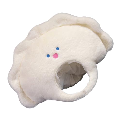 Mxshc Plüsch Teigtaschen Hut - Niedliches Cartoon Dampfnudel Plüsch Hütchen | Weicher Festaccessoire Für Karneval Ostern Halloween Kindertag Mxshc Plüsch Teigtaschen Hut - Niedliches Cartoon Dampfnudel Plüsch Hütchen | Weicher Festaccessoire Für Karneval Ostern Halloween Kindertag von Mxshc