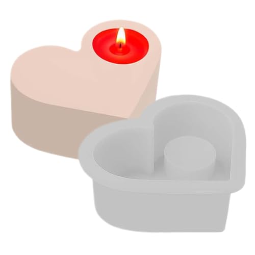 Mxshc Silikonform Für Herzen | Liebe Resin Gießform - Für Handmade Dekoration Basteln Geschenkideen Hochzeit Valentinstag von Mxshc