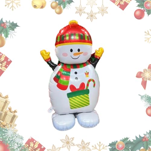 Mxshc Weihnachtsballons, Santa Ballons, Fotoprops Neuheitsspielzeug Gesellschaftsspiele für Familienfeiern Festliche Partys Schulverkaufsdekoration von Mxshc