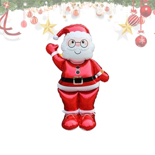 Mxshc Weihnachtsballons - Aufblasbare Luftballons | Fotoprops Neuheitsspielzeug Gesellschaftsspiele für Familienfeiern Festliche Partys Schulverkaufsdekoration von Mxshc
