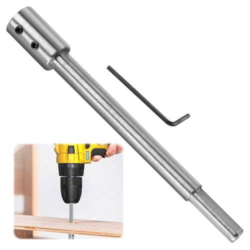 170mm Extra Lange Verlängerung mit 3/8"-Schaft für Forstnerbohrer, Bohrerverlängerung aus Kohlenstoffstahl für Tiefbohrungen,Verlängerungsschaft aus Kohlenstoffstahl für Durchbrüche in Holz 170mm Extra Lange Verlängerung mit 3/8"-Schaft für Forstnerbohrer, Bohrerverlängerung aus Kohlenstoffstahl für Tiefbohrungen,Verlängerungsschaft aus Kohlenstoffstahl für Durchbrüche in Holz von MxyVrix