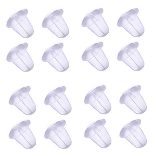 My-Bead 10 Paar Ohrring Rücken Stopper 5mm x Ø 4mm Silikon Hypoallergen Gegenstecker Pousetten DIY My-Bead 10 Paar Ohrring Rücken Stopper 5mm x Ø 4mm Silikon Hypoallergen Gegenstecker Pousetten DIY von My-Bead