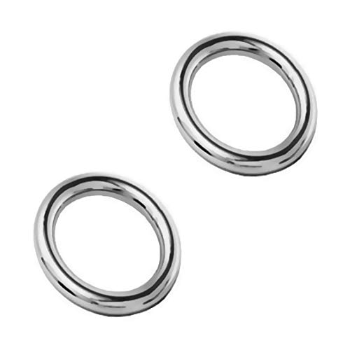 My-Bead 2 Binderinge geschlossen Ø 5mm 925 Sterling Silber Schmuckringe gelötet basteln DIY von My-Bead