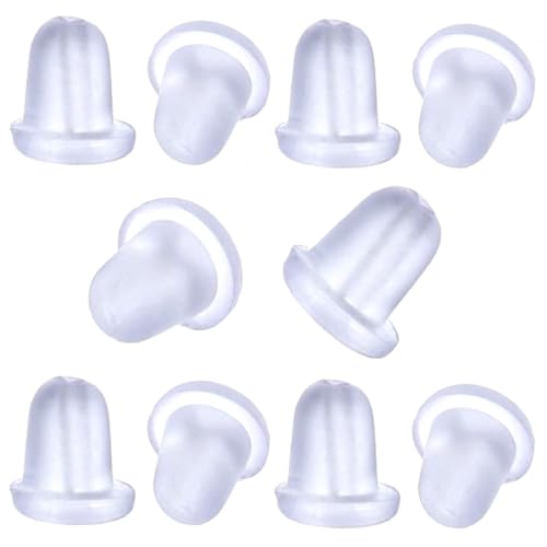 My-Bead 3 Paar Ohrring Rücken Stopper 5mm x Ø 4mm Silikon Hypoallergen Gegenstecker Pousetten DIY My-Bead 3 Paar Ohrring Rücken Stopper 5mm x Ø 4mm Silikon Hypoallergen Gegenstecker Pousetten DIY von My-Bead
