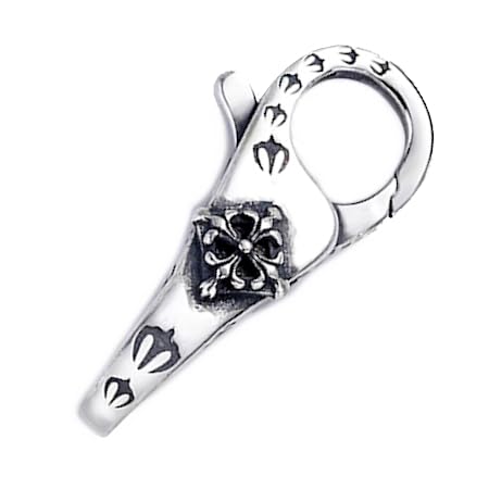 My-Bead großer Doppelkarabiner 925 Sterling Silber Fleur de Lis 22mm Schmuckverschluss Armbänder Halsketten Kettenverschluss DIY My-Bead großer Doppelkarabiner 925 Sterling Silber Fleur de Lis 22mm Schmuckverschluss Armbänder Halsketten Kettenverschluss DIY von My-Bead