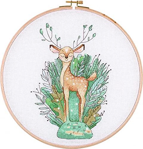 My Cross Stitch Hoop Kits-E-Serie, Little Deer, 28 cm von My Cross Stitch