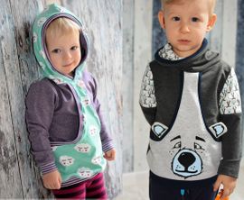 Taschenhoodie Aurelio & Aurelia Taschenhoodie Aurelio & Aurelia von My Little Ladybird