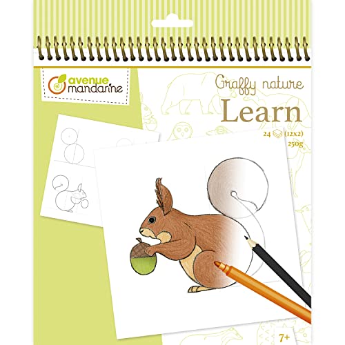 My Mandarine GY150C – Ein Graffy Lean Malbuch zum Zeichnen lernen – 24 Zeichnungen – ab 7 Jahren – FORET My Mandarine GY150C – Ein Graffy Lean Malbuch zum Zeichnen lernen – 24 Zeichnungen – ab 7 Jahren – FORET von Avenue Mandarine