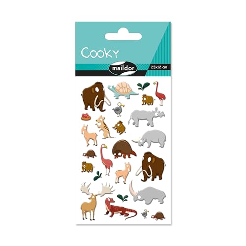 My Mandarine CY135Cpack - Packung mit 10 Bögen 3D Sticker Cooky - Aufkleber, 7,5x12cm, Urzeit - Dino, 250 Stickers, 1 Pack My Mandarine CY135Cpack - Packung mit 10 Bögen 3D Sticker Cooky - Aufkleber, 7,5x12cm, Urzeit - Dino, 250 Stickers, 1 Pack von My Mandarine
