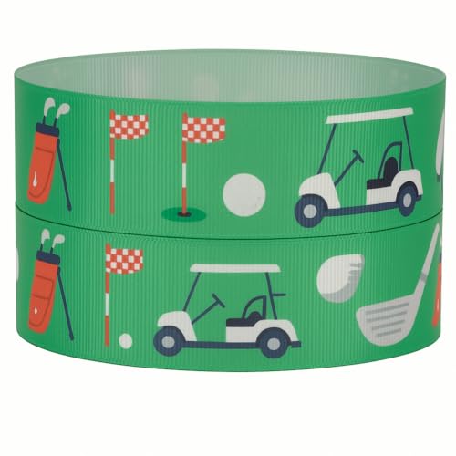 2 m x 22 mm grünes Golfwagen-Flaggenband – Geschenkpapier und Kuchendekorationsband für Golf-Themenpartys, Handwerk und DIY-Projekte 2 m x 22 mm grünes Golfwagen-Flaggenband – Geschenkpapier und Kuchendekorationsband für Golf-Themenpartys, Handwerk und DIY-Projekte von My Ribbon Laces