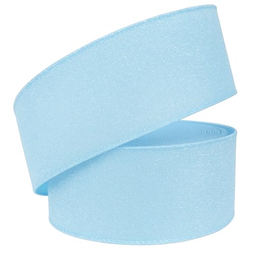 Blaues Glitzer-Kuchenband – Prinzessin-inspirierte glitzernde Bordüre – 6,3 cm breit, erhältlich in 2 m, 5 m und 10 m – dekoratives Band für Geburtstagskuchen, Basteln & Partydekoration (Blauer Blaues Glitzer-Kuchenband – Prinzessin-inspirierte glitzernde Bordüre – 6,3 cm breit, erhältlich in 2 m, 5 m und 10 m – dekoratives Band für Geburtstagskuchen, Basteln & Partydekoration (Blauer von My Ribbon Laces