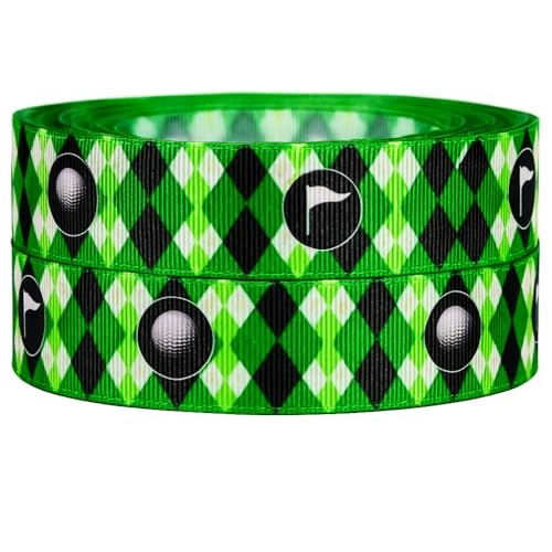 Grünes Argyle-Golfband, 2 m x 22 mm, Geschenkpapier und Kuchendekorationsband für Golf-Themenpartys, Bastelarbeiten und DIY-Projekte Grünes Argyle-Golfband, 2 m x 22 mm, Geschenkpapier und Kuchendekorationsband für Golf-Themenpartys, Bastelarbeiten und DIY-Projekte von My Ribbon Laces