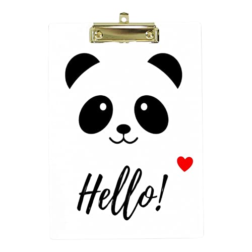A4 Standard-Klemmbrett Niedlicher Panda Kunststoff Klemmbretter für Studenten Lehrer Schule Klassenzimmer Büro Acryl Klemmbrett mit niedrigem Profil Metallclip Loch zum Aufhängen A4 Standard-Klemmbrett Niedlicher Panda Kunststoff Klemmbretter für Studenten Lehrer Schule Klassenzimmer Büro Acryl Klemmbrett mit niedrigem Profil Metallclip Loch zum Aufhängen von MyDaily