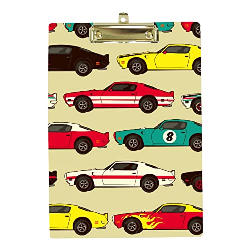 A4 Standard-Klemmbrett klassisches Rennauto Vintage Kunststoff Klemmbretter für Studenten Lehrer Schule Klassenzimmer Büro Acryl Klemmbrett mit niedrigem Profil Metallclip Aufhängeloch A4 Standard-Klemmbrett klassisches Rennauto Vintage Kunststoff Klemmbretter für Studenten Lehrer Schule Klassenzimmer Büro Acryl Klemmbrett mit niedrigem Profil Metallclip Aufhängeloch von MyDaily